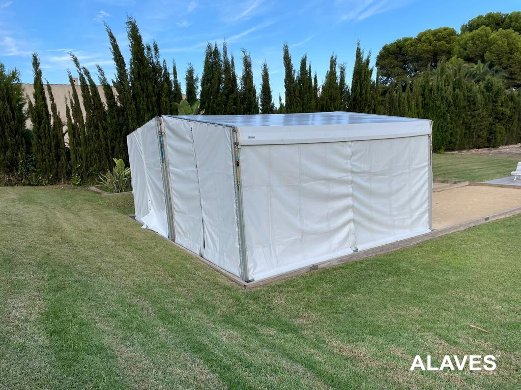 Alaves HTT Carpa /Marquesina de 5x3m Instalada en Club Atlético Montemar - Alicante